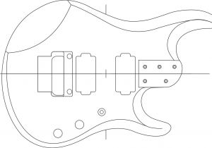 Fender Neck Template 27 Stratocaster Template Electric Guitar Pickguard Steel