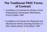 Fidic Yellow Book Contract Template An Overview Of the Fidicv forms Of Contractv and Contracts