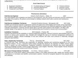 Field Service Engineer Resume Sample Resume for Field Service Technician 218944