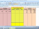 Fifo Spreadsheet Template Accounting Unit 6 Part 2 Fifo Inventory Youtube