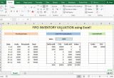 Fifo Spreadsheet Template Fifo Inventory Valuation In Excel Using Data Tables