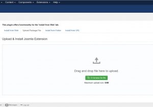File Hosting Template J3 X Installing A Template Joomla Documentation