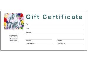Fill In Gift Certificate Template Gift Certificate Template Free Fill In Free Printable