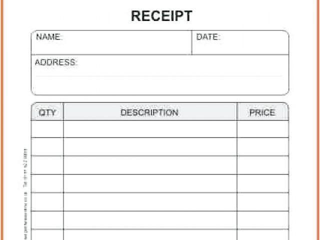 Fill In Receipt Template How to Fill Out A Receipt Book ...