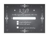 Fill Out Rsvp Card Wedding Chalkboard Wedding Rsvp Response Card Zazzle Com