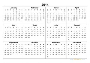 Fillable Calendar Template 2014 2014 Calendar Blank Printable Calendar Template In Pdf