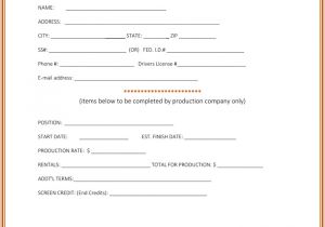 Film Crew Contract Template Deal Memo Template 5 Samples to Write A Perfect Deal Memo