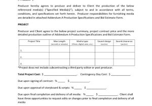 Film Director Contract Template 7 Film Production Contract Examples Pdf Examples
