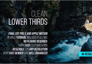Final Cut Pro Lower Thirds Templates Clean Lower Thirds for Final Cut Pro X by Joelstarling