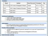 Finance Fresher Resume format Resume format for Mba Finance Fresher 2 Best Resume