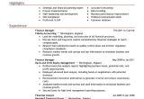 Finance Manager Resume Template Best Finance Manager Resume Example Livecareer