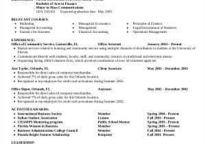 Finance Student Resume for Internship 24 Free Finance Resume Templates Pdf Doc Free