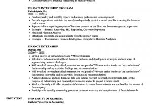 Finance Student Resume for Internship Finance Internship Resume Samples Velvet Jobs