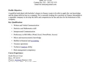 Finance Student Resume for Internship Finance Internships India Resume Cover Letter Action Plan