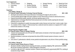 Finance Student Resume for Internship Sample Finance Resume Template 7 Free Documents