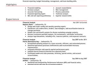 Financial Analyst Resume Sample Best Financial Analyst Resume Example Livecareer