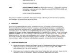 Financial Loan Contract Template Financing Agreement Template Word Pdf by Business In