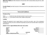 Financial Loan Contract Template Personal Loan Agreement Printable Agreements Private