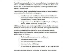 Financial Part Of Business Plan Template Financial Plan Templates 10 Free Word Excel Pdf