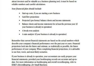 Financial Proposal Template Excel 8 Financial Plan Templates Excel Excel Templates