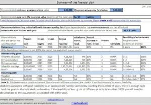 Financial Proposal Template Excel Create Your Own Financial Plan with This Financial