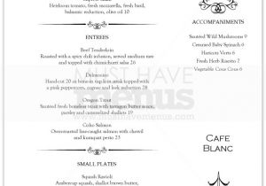 Fine Dining Menu Template Free the Gallery for Gt Fancy Restaurant Menu Template