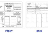 Fingerprint Paper Template Free Printable Id Cards Templates Vastuuonminun