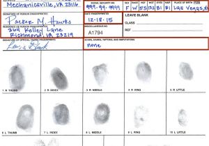 Fingerprint Paper Template Vbbe Miscellaneous forms