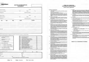 Fire Alarm Service Contract Template Service Agreement