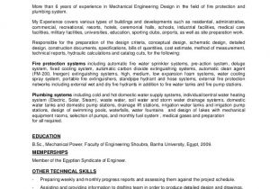 Fire and Safety Fresher Resume format Mechanical Engineer Plumbing and Fire Fighting