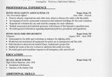 Fire and Safety Fresher Resume format Pin by Resume Companion On Resume Samples Across All