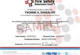 Fire Training Certificate Template Fire Safety Awareness Level 1 Course Details Protrainings Eu