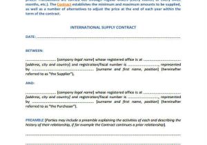 Firm Fixed Price Contract Template 11 Supply Contract Samples Templates Pdf Doc