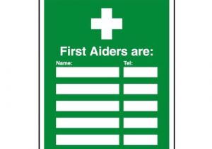 First Aid Poster Template A4 First Aid Update Sign Holders for Printable Inserts