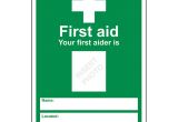 First Aid Poster Template First Aider Signs Eureka4schools