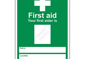 First Aid Poster Template First Aider Signs Eureka4schools