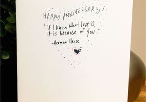 First Anniversary Card for Husband I Know What Love is One Year Anniversary Card for Her