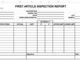 First Article Inspection form Template Creating solidworks Custom Report Templates
