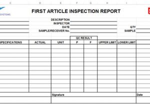 First Article Inspection form Template Creating solidworks Custom Report Templates