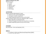 First Job Application Resume 12 13 Resume Sample for First Time Job Seeker