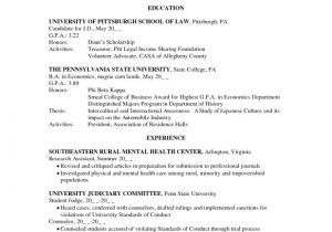 First Resume Template First Year Student Resume Best Resume Collection