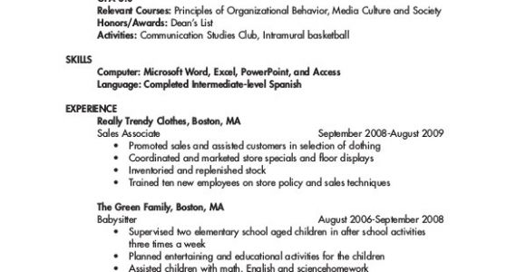 First Year College Student Resume College Student Resume 8 Free Word Pdf Documents