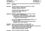 First Year University Student Resume Sample College Students Job Hunting Tips and Resources