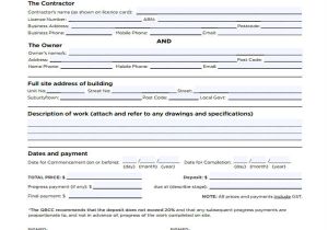 Fit Out Contract Template 10 Work Contract Templates Apple Pages Google Docs