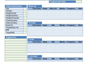 Fitness Program Template Free Download 20 Sample Training Plan Templates to Free Download