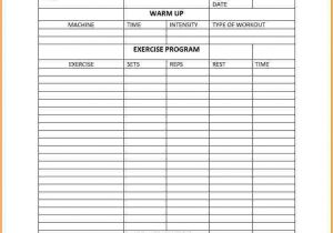 Fitness Program Template Free Download Daily Workout Calendar 2018 Template Excel Word Pdf