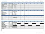 Fitness Program Template Free Download Workout Log Template Spreadsheetshoppe