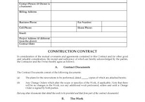 Fixed Price Construction Contract Template Construction Contract for Fixed Price with Allowances