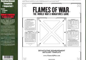Flames Of War Artillery Template Hobby