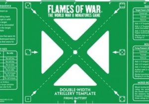 Flames Of War Artillery Template Paizo Com Flames Of War Green Double Width Artillery